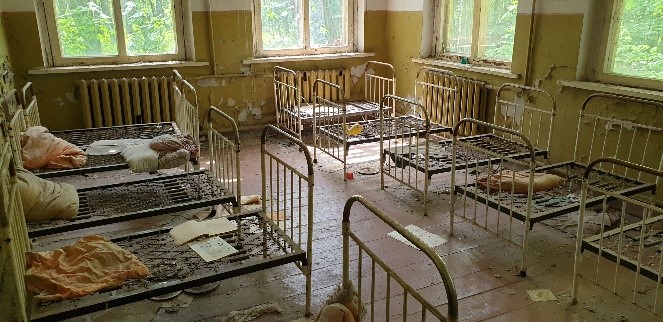 Abandoned kindergarten in Kopachi