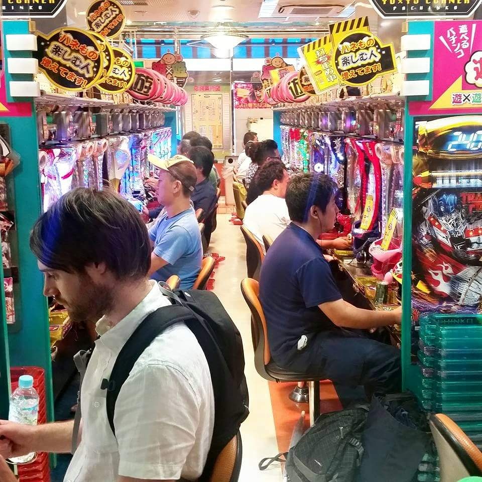 Pachinko parlour in Tokyo