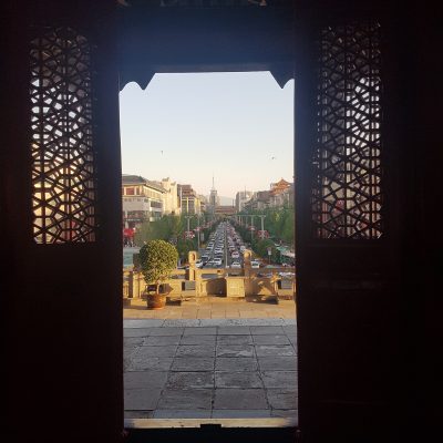 Traffic around the Bell Tower