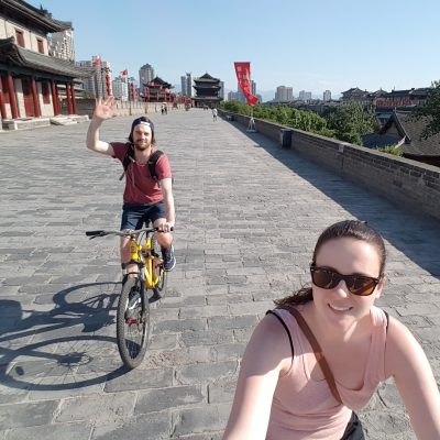 Cycling on the wall