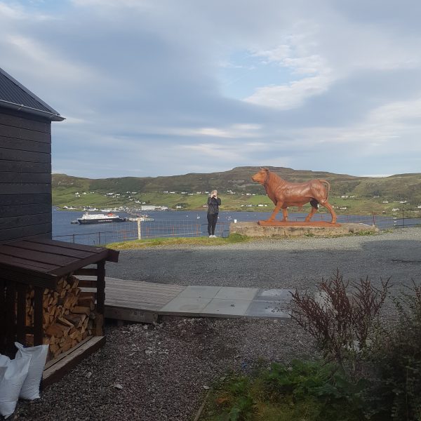View of Uig Port from the Bunkhouse