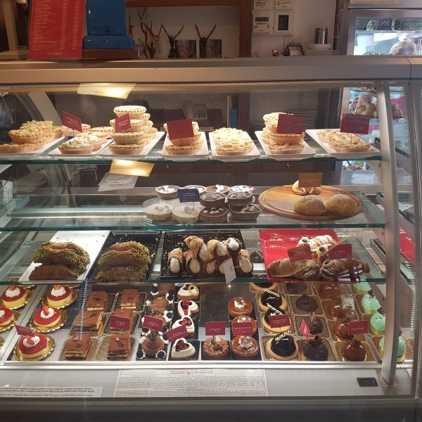 Tasty cakes in Positano