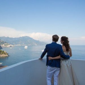 Wedding photos on Amalfi Coast