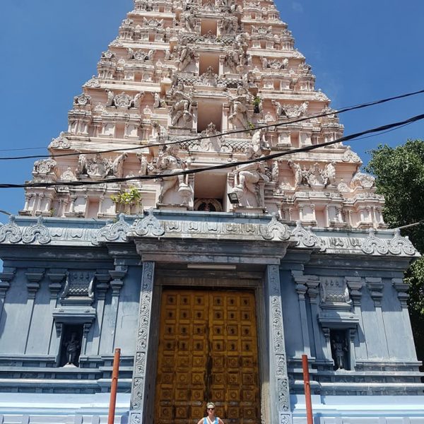 Entrance to the Hindu temple